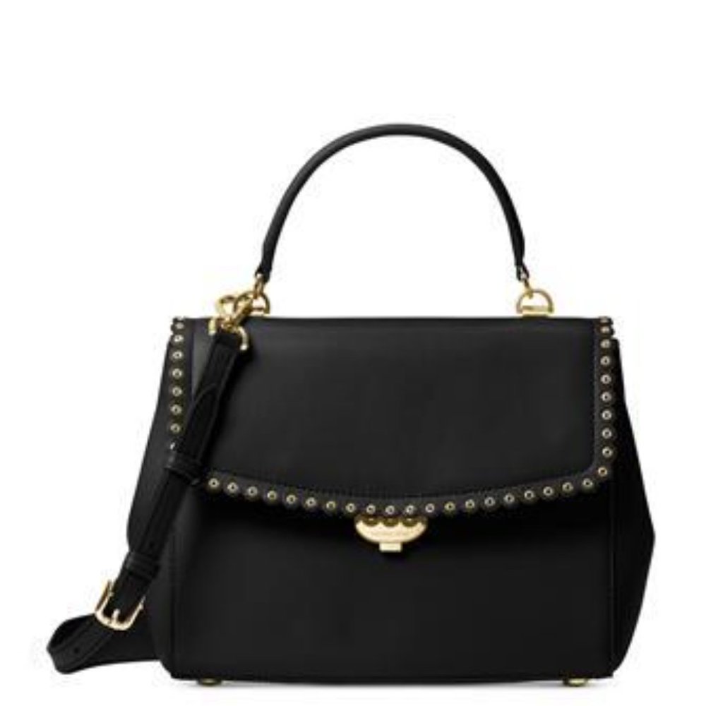 Michael Kors Ava Medium Leather Satchel